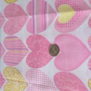 Hearts Cotton Fabric